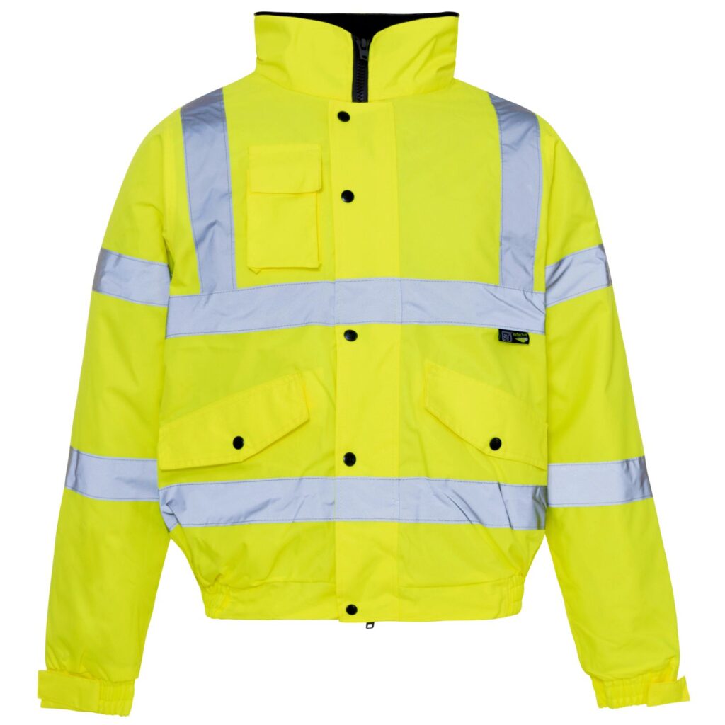 36841 - Hi Vis Yellow Standard Storm Bomber Jacket