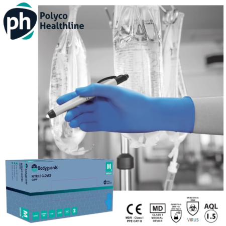 GL890 – Strong Blue  9N Medical Nitrile Glove superceded by Nutouch  NU103 Blue Extra Strong 9N Nitrile