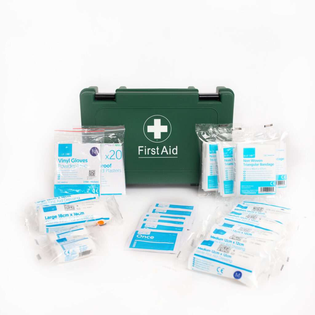 Blue Dot 10E - 1-10 Person WORKPLACE & STATUTORY KITS HSE COMPLIANT– STANDARD