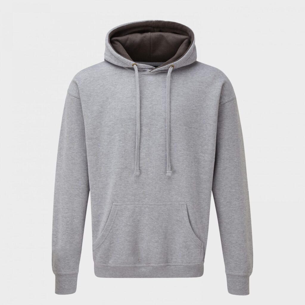 Tuff Stuff 177 Hendon Hoodie lined hood has a neat cross-over at the front