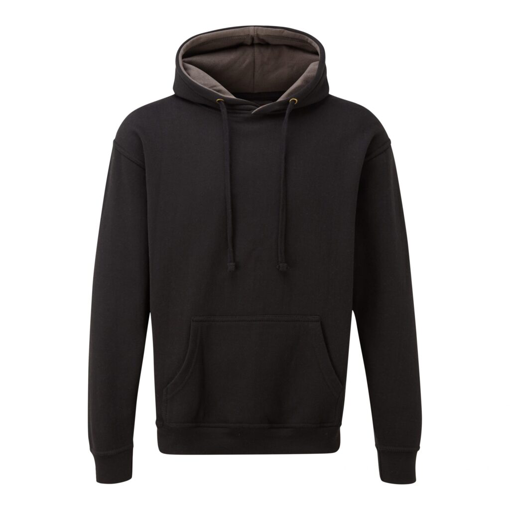 Tuff Stuff 177 Hendon Hoodie lined hood has a neat cross-over at the front