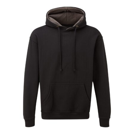 Tuff Stuff 177 Hendon Hoodie lined hood has a neat cross-over at the front - Image 2
