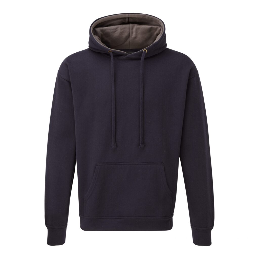 Tuff Stuff 177 Hendon Hoodie lined hood has a neat cross-over at the front