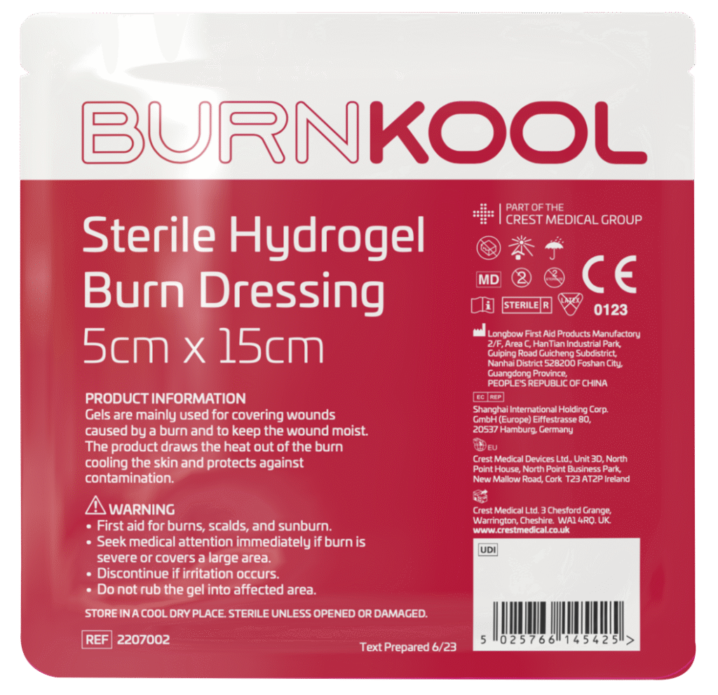 2207002 BURNKOOL DRESSING 5CM X 15CM