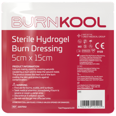 2207002 BURNKOOL DRESSING 5CM X 15CM