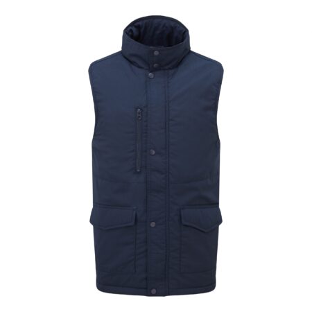 222 Wroxham Bodywarmer  studded storm flap, flapped side pockets, hand-warmer pockets, zipped chest pockets. - Image 2