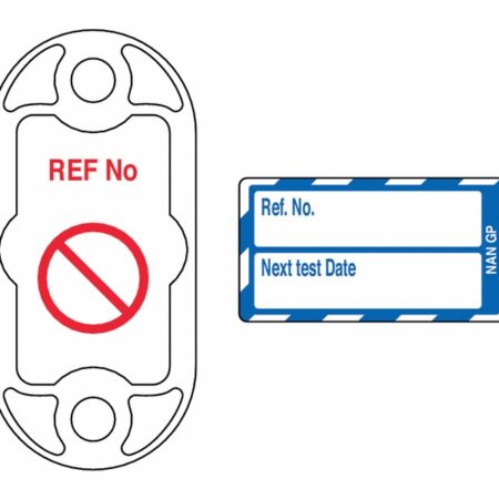 301ATA120 - Nanotag Kit Next Test Due - Blue