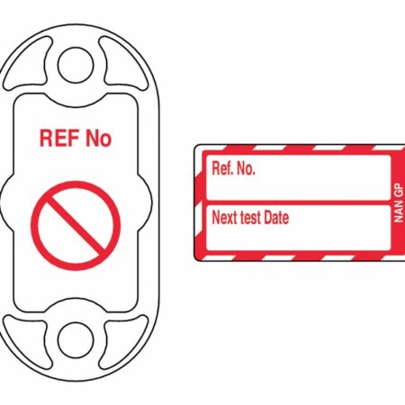 301ATA130 - Nanotag Kit Next Test Due - Red