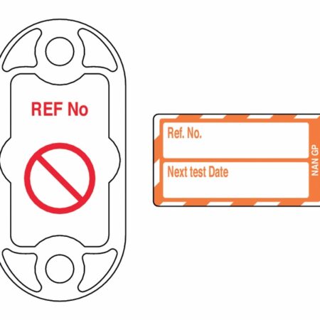 301ATA170 - Nanotag Kit Next Test Due - Orange