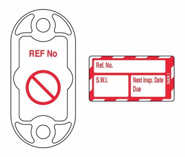 301AUA120 - Nanotag Kit Safe Working Load - Red