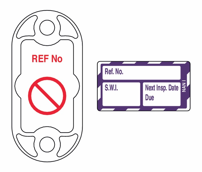 301AUA180 - Nanotag Kit Safe Working Load - Purple
