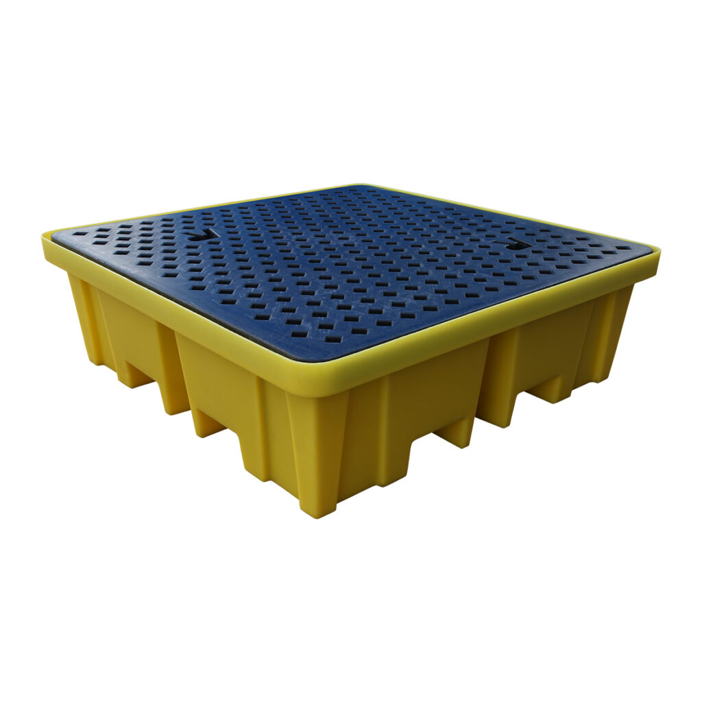 302WGA100 - 4 Drum Spill Pallet
