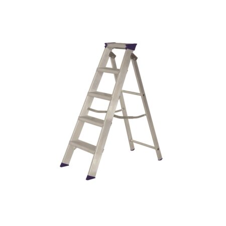 304TSA105 - EN 131 Industrial Swingback Stepladder 5 Tread