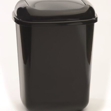 306KAB150 - 28 Litre Plastic Bin With Grey Push Lid