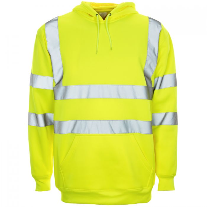 36441 - Hi Vis Yellow Hooded Sweatshirt