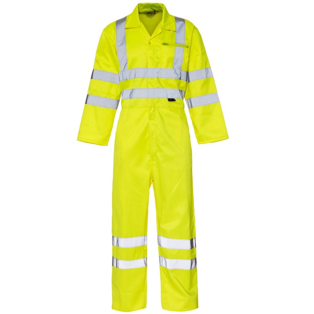 38481- Hi Vis Polycotton Coverall