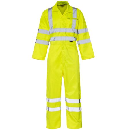 38481- Hi Vis Polycotton Coverall - Image 3