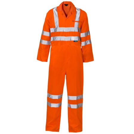 38481- Hi Vis Polycotton Coverall - Image 2