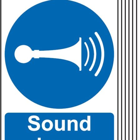 6PMA04949R - 420x297mm Sound Horn - Rigid Pk of 6