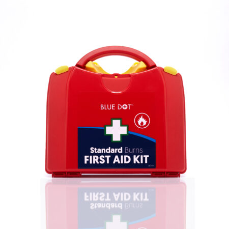 90816 Blue Dot Standard Burns First Aid Kit In Red PGB Box