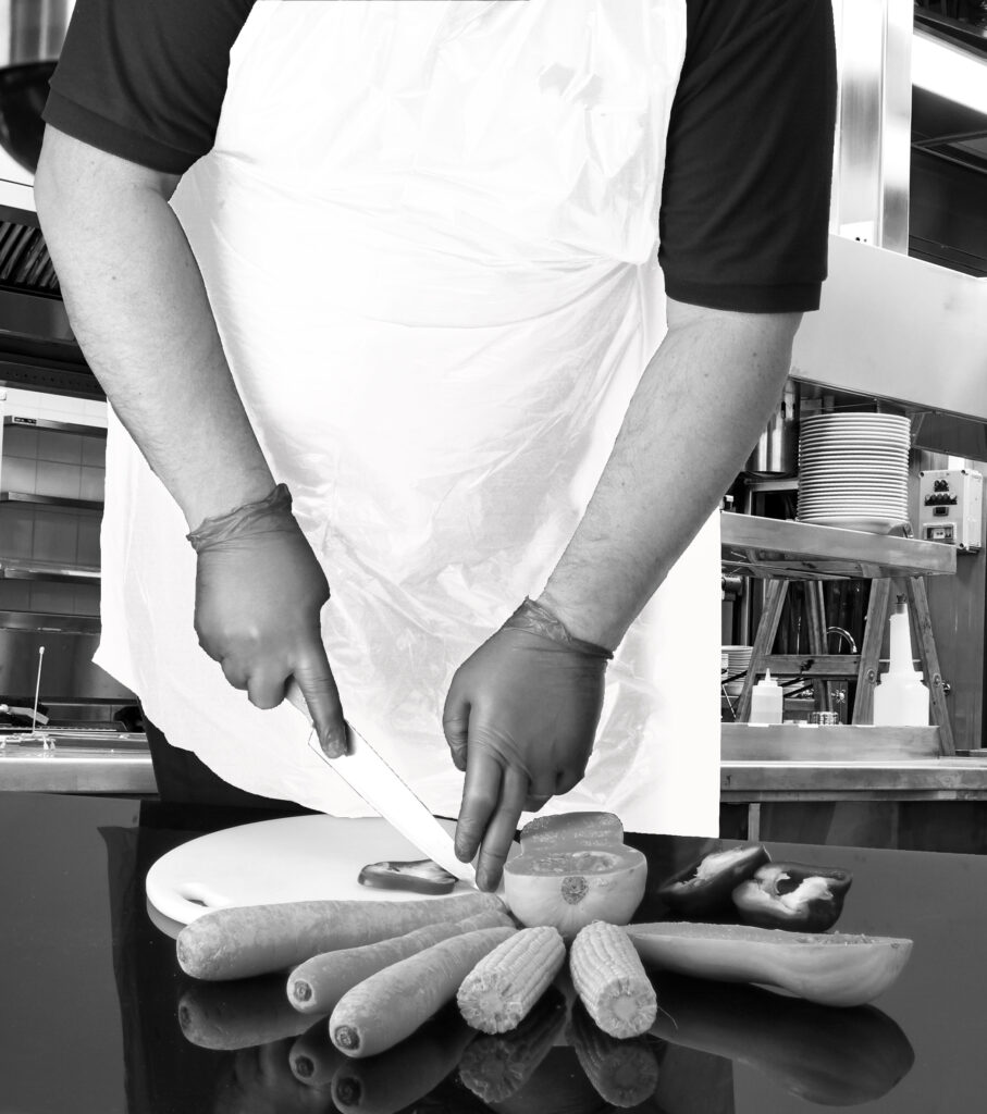 PE Disposable Aprons It's all about the Gauge, thickness. Economy starts at Apron Gauge : 8 μm, Standard 10 μm, Premium 15 μm