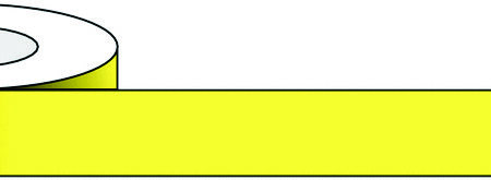 AMT50/Y - 50mm x 33m Yellow Tape