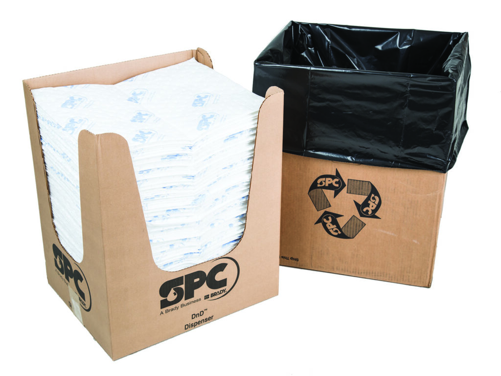 CAS608 - Oil Only Sorbent Pads in Dispenser (Heavyweight) Qty 150