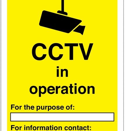 CCSIGN3A3RP - 420x297mm CCTV In Operation For the purpose of - Rigid Plastic