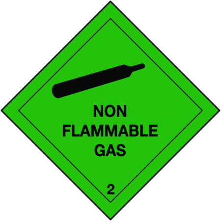 C41A/R - 100x100mm Non Misc Class 9 Hazard Warning Diamond Roll of 310
