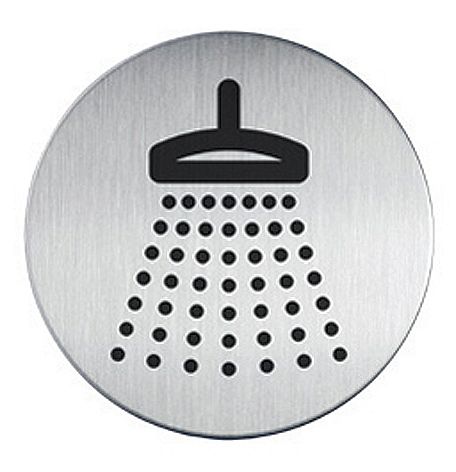 DU4928 - 83mm Shower picto door sign