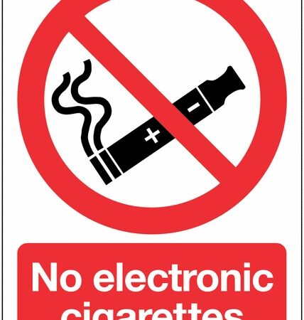 EL009A3RP - 420x297mm No Electronic Cigarettes - Rigid