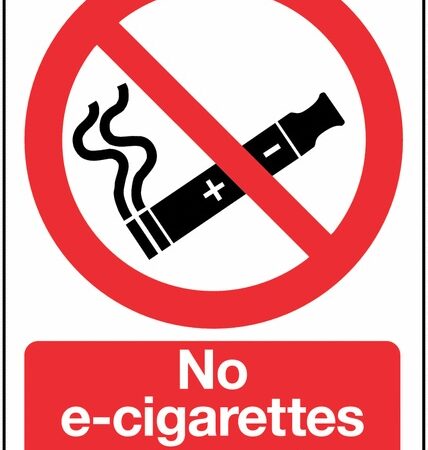EL010A5SAV - 210x148mm No E-Cigarettes allowed - Self Adhesive