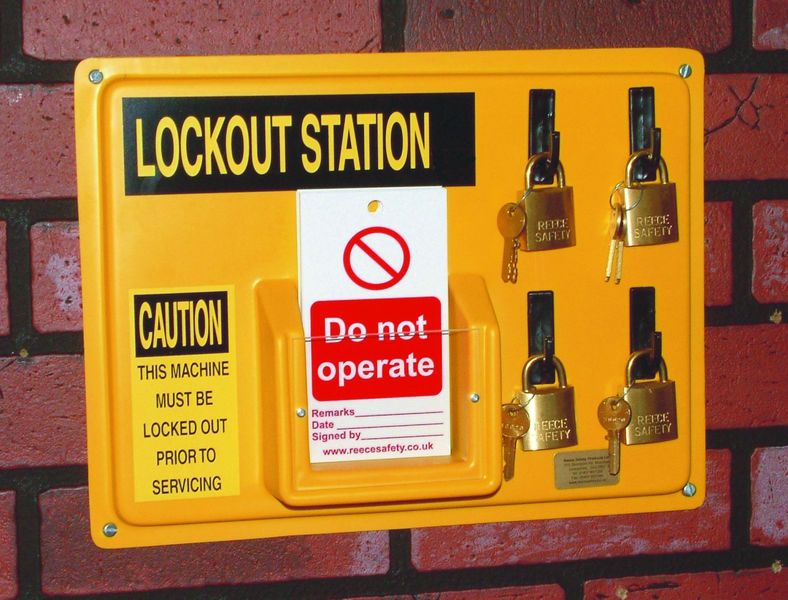 ES020 - Lockout Station - Board Only 280 x 355mm
