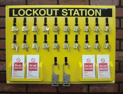 ES022 - Lockout Station - Board Only 535 x 735mm