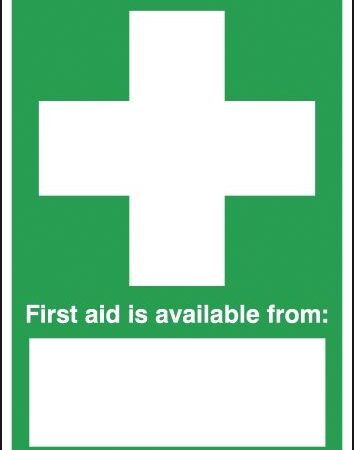 FA01051R - 210x148mm First Aid Is Available From - Rigid
