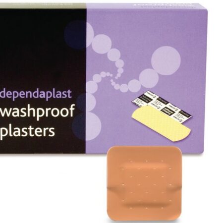FAD2097 - Pink Washproof Square Plasters (Pk 100)