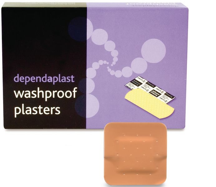 FAD2097 - Pink Washproof Square Plasters (Pk 100)