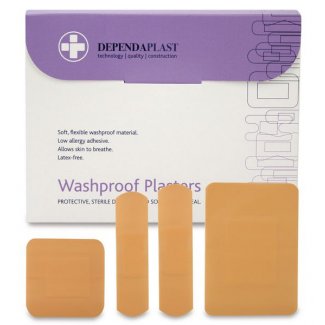 FAD2098 - Pink Washproof Plasters Assorted (Pk 100)