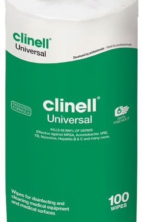 CD1868R - Clinell Universal Wipes (100 Wipe Refill for Tub)