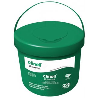 CD1867 - Clinell Universal Wipes (Bucket of 225 Wipes)