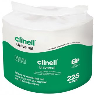 CD1867R - Clinell Universal Wipes (Refill for Bucket of 225 Wipes)