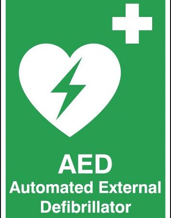 FA00249R - 420x297mm Automated External Defibrillator - Rigid