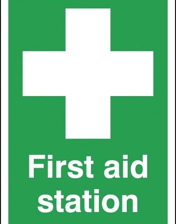 FA01349R - 420x297mm First Aid Station - Rigid