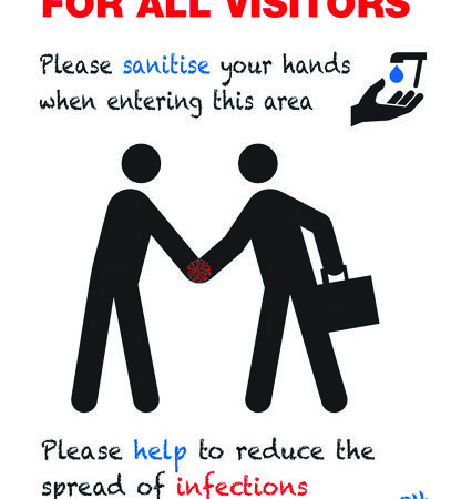 FA065A3RP - A4 Important notice for all visitors - Rigid