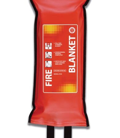 FIRE49 - Flat pack fire blanket - 1200 x 1200mm