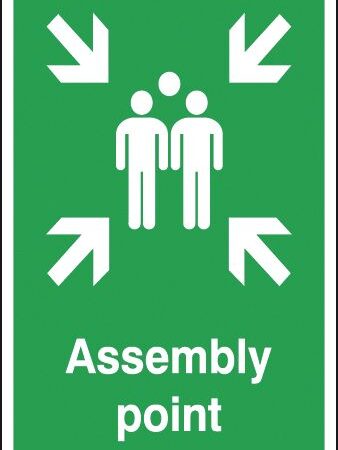 FR01749R - 420x297mm Assembly Point - Rigid