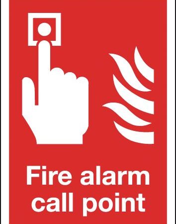 FR03950R - 297x210mm Fire Alarm Call Point - Rigid