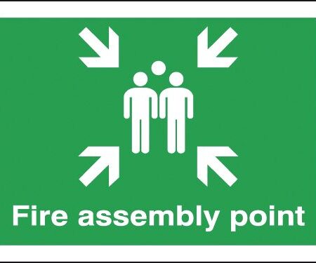 FR04536R - 450x600mm Fire Assembly Point - Rigid