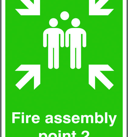 FR04848R - 594x420mm Fire Assembly Point 2 - Rigid