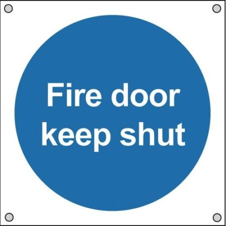 FR07002A - 100x100mm Fire Door Keep Shut - Aluminium
